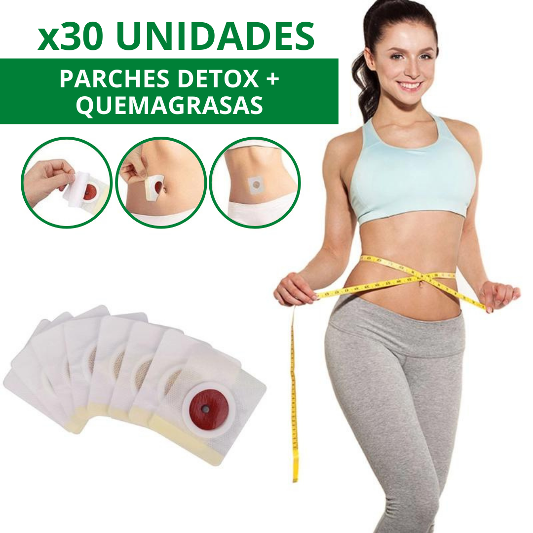 PARCHES DETOX + ACELERADOR DE METABOLISMO CON FÓRMULA NATURAL  - DETOXYOU™️