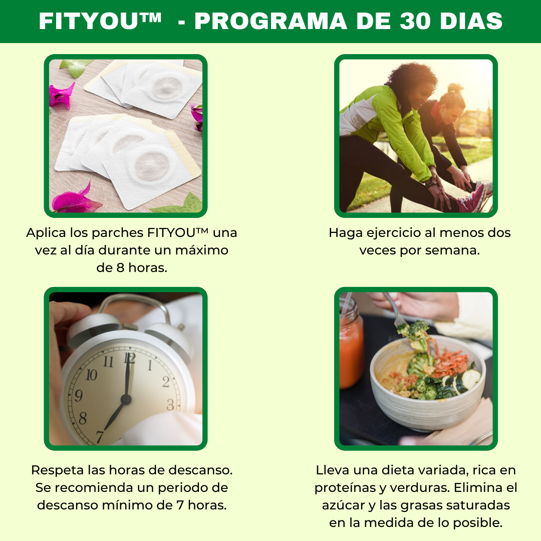 PARCHES DETOX + ACELERADOR DE METABOLISMO CON FÓRMULA NATURAL  - DETOXYOU™️